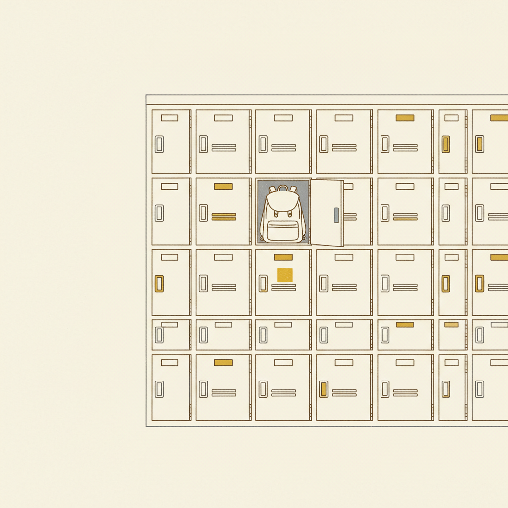 日本車站的置物櫃牆，各種尺寸